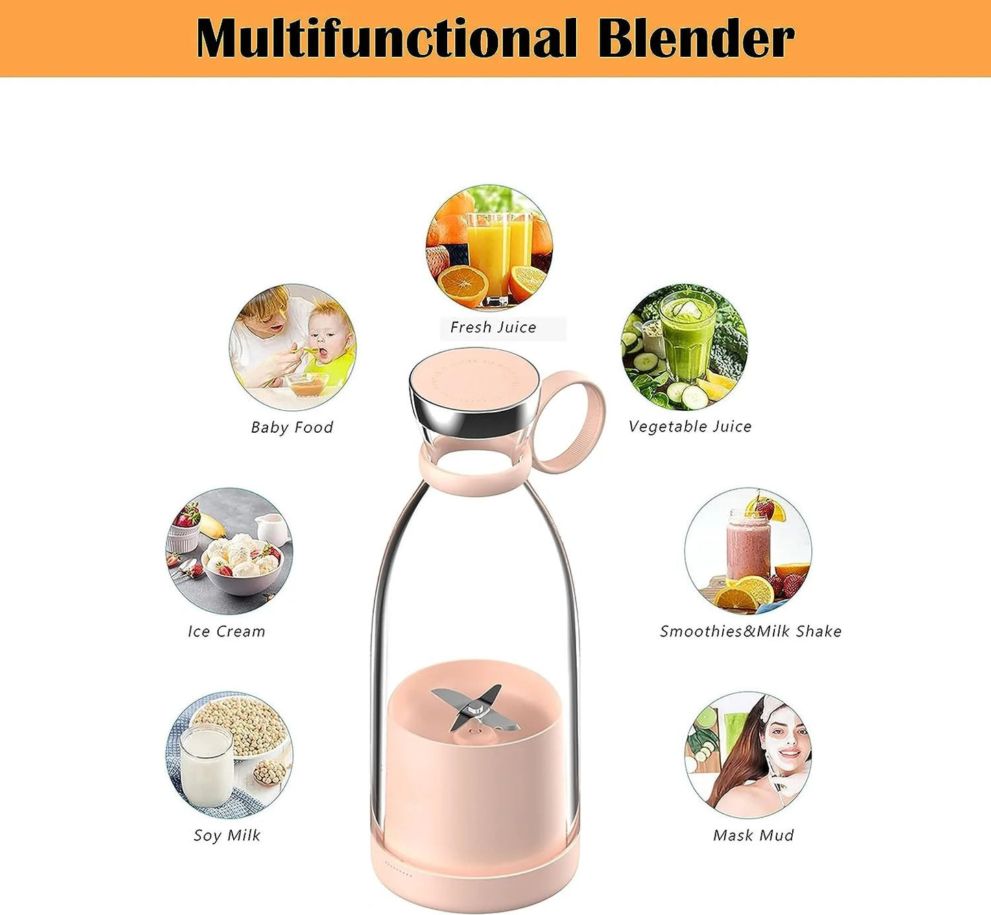 Image description350ml Travel Blender Front View