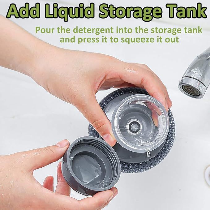 Dishwashing Brush with Liquid Dispenser