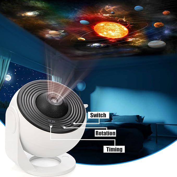 Home Star Projector with HD Galaxy Discs