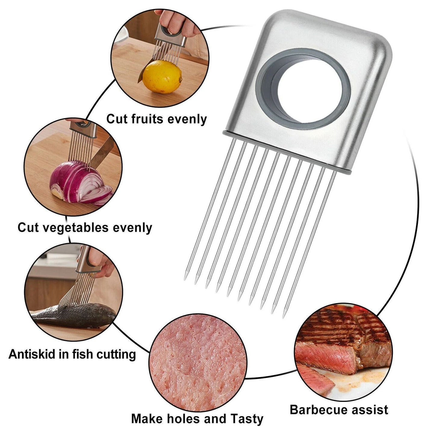 Vegetable Cutter with Finger Guard