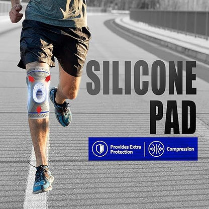 3D Compression Knee Pad Front View