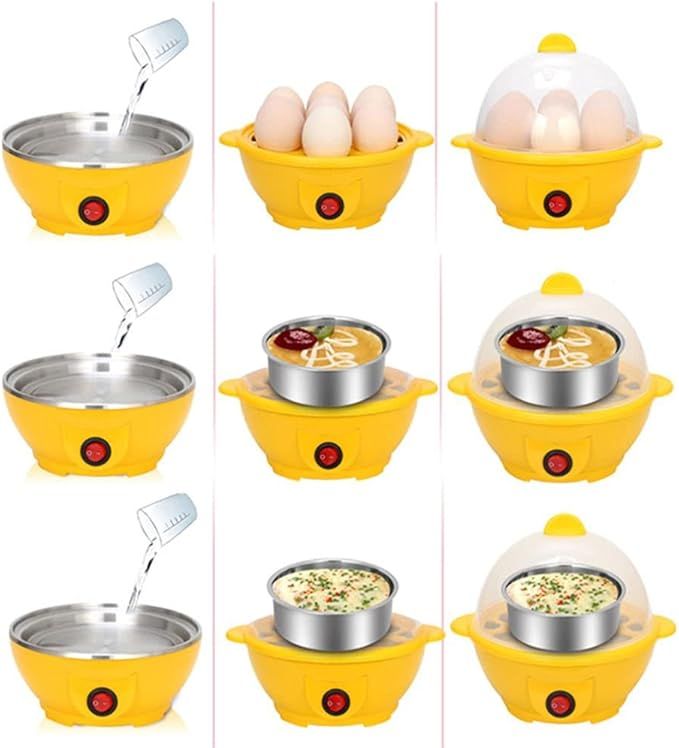 Image BPA Free Egg Cooker with Measuring Cup