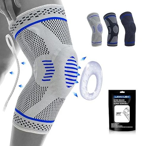 Image descriptionEnhanced Knee Support Compression Sleeve