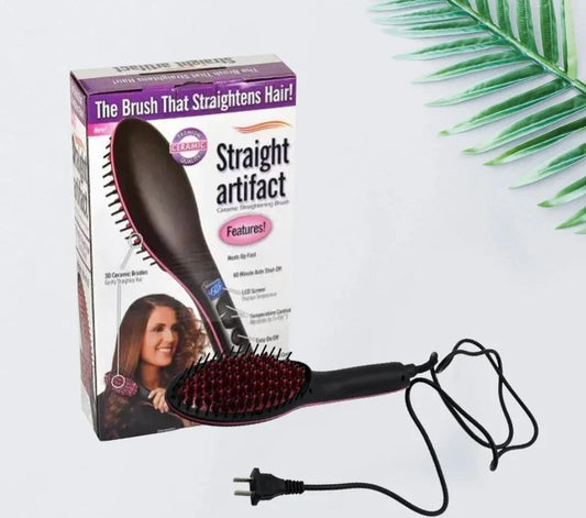 Hair Straightener Brush Front View