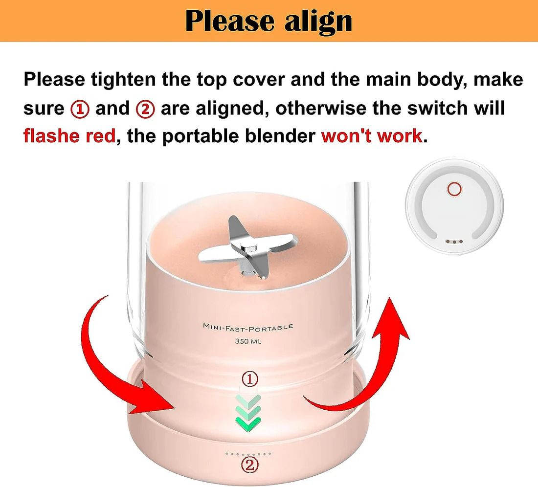 One Touch Personal Juicer Side View