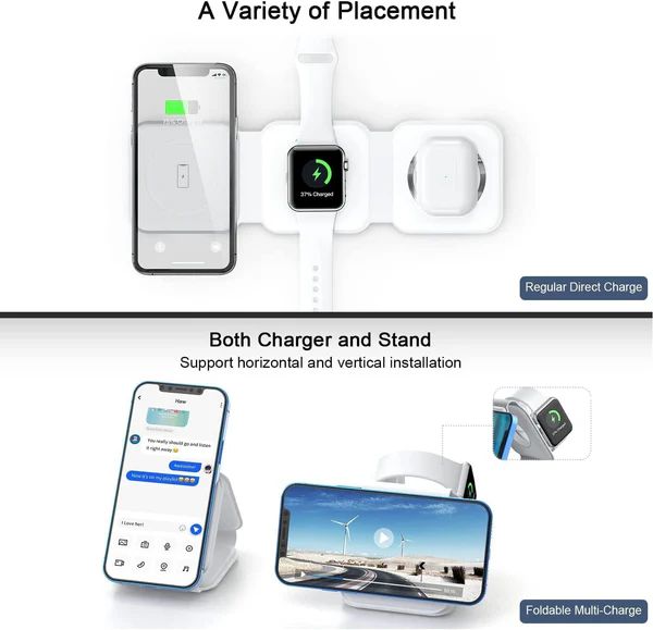 Qi Certified 3 Device Charger