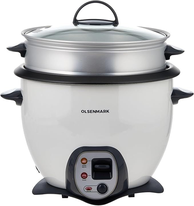 Rice Cooker with Steamer and Warmer
