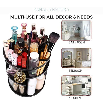 Rotating Vanity Storage Organizer