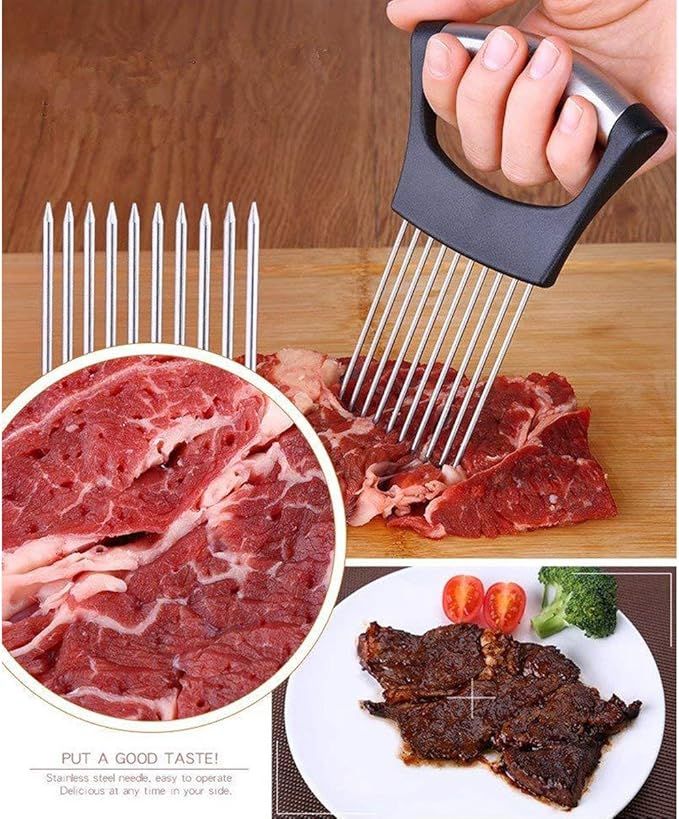 Safe Slicing Onion Holder