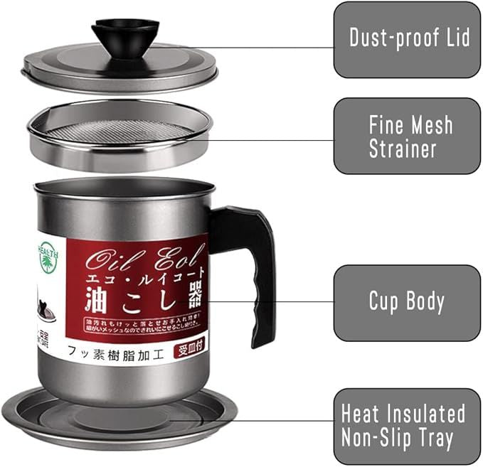 Stainless Steel Oil Filter Pot