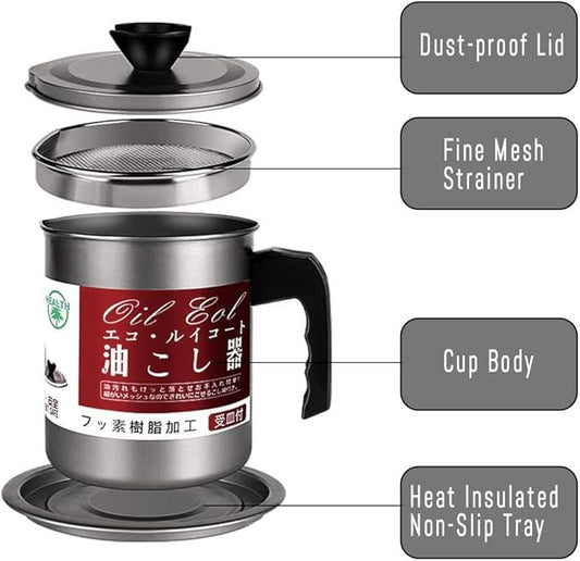 Stainless Steel Oil Filter Pot