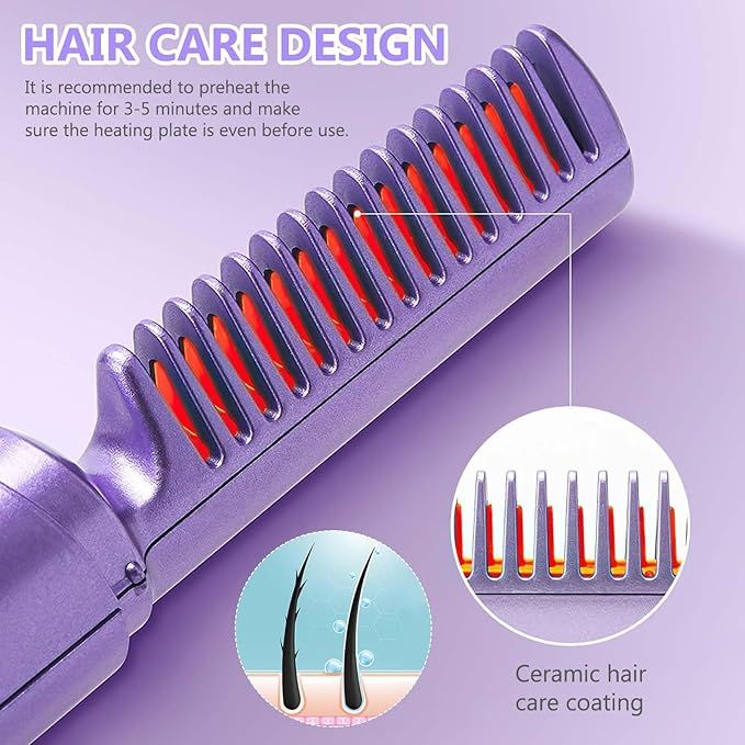 USB Rechargeable Hair Straightener